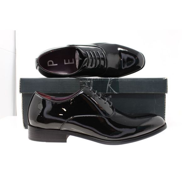 Perry Ellis Dress Shoe Black HP20311-1-010 Men's - Picture 2 of 8